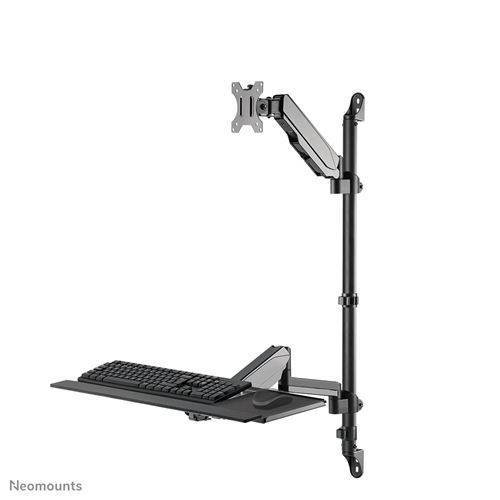 Neomounts wall mounted sit-stand workstation